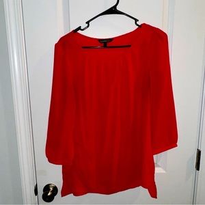 Bright Red Express Blouse
